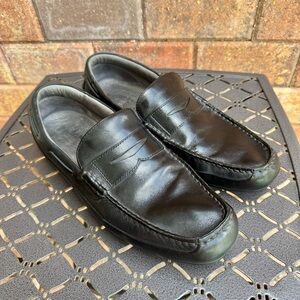 Sperry Men’s Top Sider Gold Cup Driving Black Leather Loafers Sz 12M